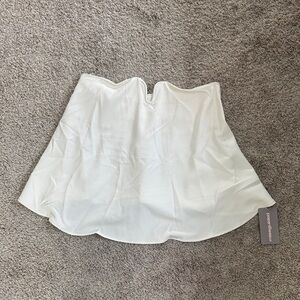 White strapless top— new with tags!